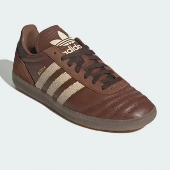 adidas Originals Brown and Cream Sneakers - Picture 5 of 15